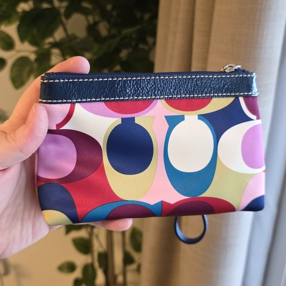 Coach Y2K Multicolor Signature Wristlet - Picture 3 of 4